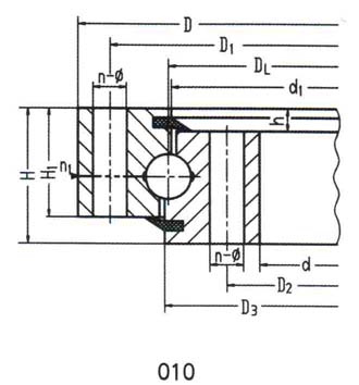 Single-Row Ball Four-Point Contact Ball Slewing Bearing(Standard Series 01)